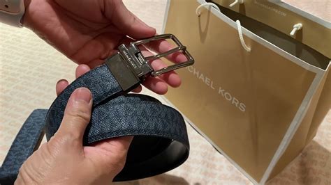 how to adjust michael kors belt|shorten leather belt.